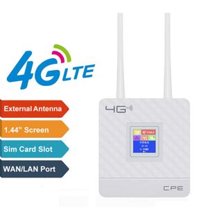 2.4G 4G LTE Wifi Router CPE Router Support for 20 Users with SIM Card Slot Wirelss Wired