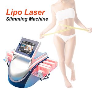 Горячие товары! Портативная профессиональная машина для похудения Lipolaser 8 больших подушечек 2 маленьких подушечки Lipo Laser Beauty Equipment Устройство для похудения