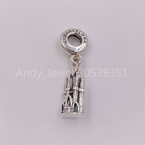 Andy Jewel Authentic 925 Sterling Silver Beads La Sagrada Familia Dangle Charms подходит для европейских ювелирных ювелирных изделий в стиле Pandora246W