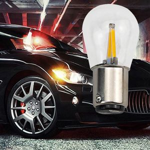 1156 1157 BAY15D LED luzes de freio do carro lâmpada reversa P21 / 2W lâmpadas fonte de luz automática vermelho branco amarelo 12 v lâmpada