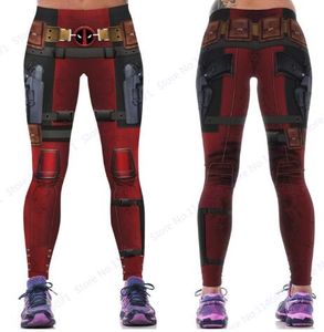 Tayt Seksi İnce Skinny pantolonlar Kadın Koşu 2020 Multi Harleen Quinzel Güç Flex Yoga Tozluklar Batman Harley Quinn Fitness Gym Egzersiz