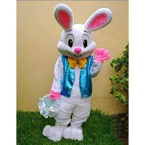 Stokta 2019 Yüksek kalite, Paskalya Bunny Maskot Kostüm EPE Fantezi Elbise Tavşan Kıyafet Yetişkin Boyutu