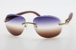 Üreticileri toptan çerçevesiz orijinal ahşap güneş gözlüğü 8200764 unisex açık havada sürüş gözlükleri yüksek kaliteli güneş gözlükleri UV400 optik adam