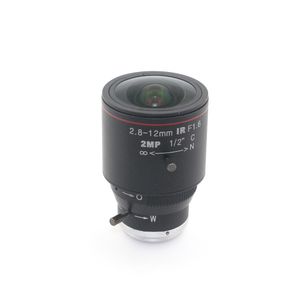 HD 2MP 2.8-12mm Industrial Camera Lens C Mount Manual Aperture FA Lens IR 1 2" F1.6 CCTV Camera Lens