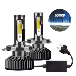 AutoHervorheben der LampeH7 H4 Auto-LED-Scheinwerferlampen H1 H11 H3 H27 880 9005 9006 9007 72W 8000LM 6500K 12V Auto-Mini-Scheinwerfer COB-Nebelscheinwerfer