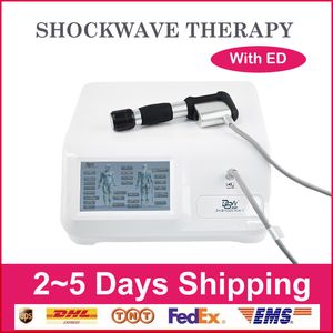 Yeni Ekipman Düşük Yoğunluklu Şok Dalga Makinesi ED Erektil Disfonksiyon Terapisi Shockwave Daha Yüksek Baskı Makinesi Max ila 8 Bar