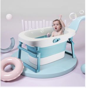 BabyTubs личность ванна складная складная бочка для ванны пластик без скольжения складной детской ванной бочонок большой