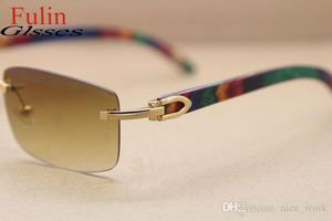 Brand Sunglassses-Высококачественные Солнцезащитные очки павлина Солнцезащитные очки для человека с RIMLES Brown Lens 3524012 Размер: 56-18-135 мм