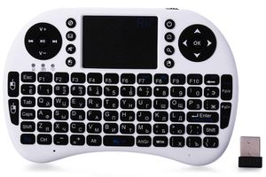 Drahtlose Tastatur rii i8 Tastaturen Fly Air Mouse Multimedia-Fernbedienung Touchpad Handheld für TV BOX Android Mini PC B-FS
