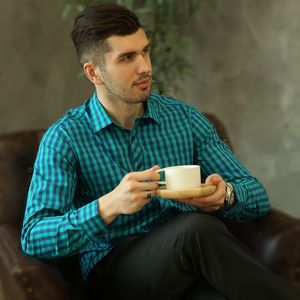 Новая дизайнерская рубашка мужчина высококачественная клетчатая повседневная кисточка в стиле хлопка в стиле сборной