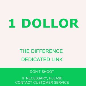 Compensar a diferença Encargos de frete Um yuan para cobrir A diferença link dedicado um dólar