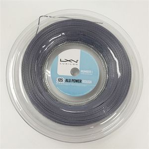 Luxilon big banger alu power raquete de tênis áspera corda 200m cor cinza mesma qualidade do original