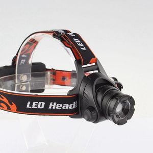 Outdoor-Stirnlampen, Taschenlampe, 3 W, LED-Scheinwerfer, Taschenlampe, Scheinwerfer, Zoombare Lampe, Wandern, Camping, Scheinwerfer