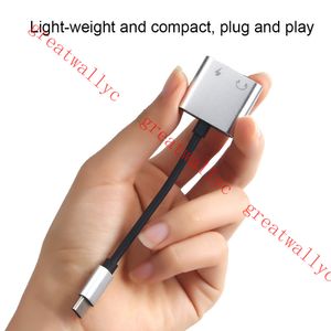 Typ C-Adapter AUX Audioadapter USB-Typ C bis 3.5mm Kopfhörer-Buchse-Adapter für Huawei p20 S8 ohne 3,5-Jack