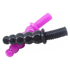 Masturbatore femminile, perline enormi Dildo Dongs Plug anale Giocattoli sessuali per donna Manico a vite Butt Plug 11.2 