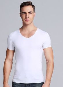 T-shirt da uomo 2021 Uomo Summer Time Traceless Modal Materiale Allentato Forza elastica Maglietta a maniche corte bella e fresca