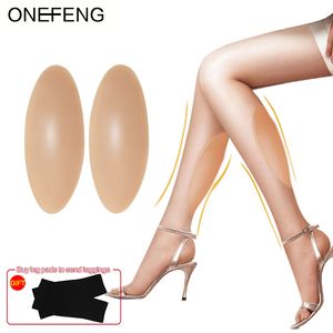 Silicone Leg Onlays Body Beauty Almofada macia Correção do tipo de panturrilha Ocultar fraquezas Venda direta da fábrica