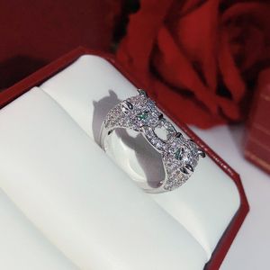 Личность властный двойной леопардовый кольцо женское кольцо горячей бесплатной доставки роскошный танец браслет дает подарки золотые кольца