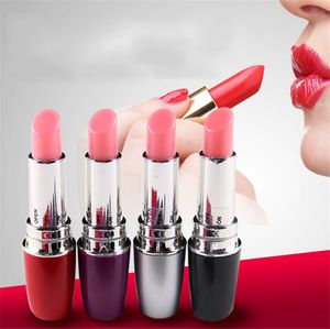 Articoli di bellezza Lipstick Vibe Discreet Mini Bullet Vibratore Stick per labbra vibranti Rossetti Jump Eggs S ex Toys Prodotti per donne
