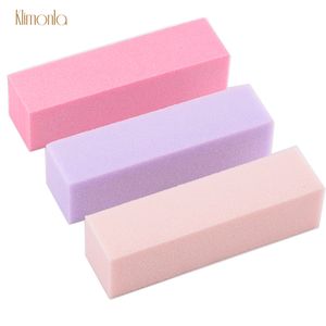 Colorful Nail Buffer Files For UV Gel Nail File Sanding Polisher Block 4 Sides Nail Art Sponge Tips Manicure Care Tools