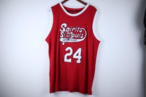 Реальные картинки # 24 Марвин Барнс Духи Сент-Луис Ретро Баскетбол Джерси Мужская сшитая пользовательское имя Имя