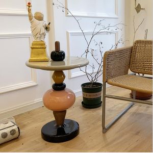 Tavolo da tè di zucca candita caramelle colorate Living Room Furniture designer creativo impilabile tavoli consolle combinazione libera