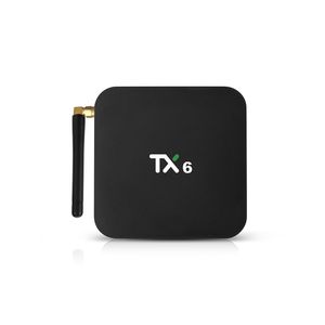 TX6 TV Kutusu Android 9.0 2.4G 5G WiFi Bluetooth 4.1 4K H.265 HD Smart Allwinner H6 Medya Oyuncusu