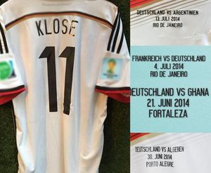 Final de 2014 Gotze Maillot Muller Schweinsteiger Podolski Klose Lahm Com detalhes da partida final Distintivo de futebol