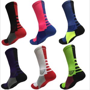 Terry Towel Bottom Socks Elite Basketball Socks USA Professional Sports Socks Athletic Football Sock Thickened Breathable Run Hoisery C6479