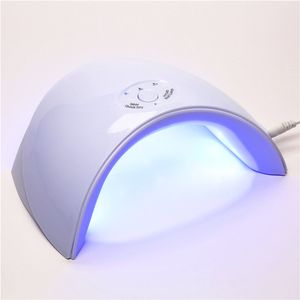 9SD 36 W LED UV Lambası Tırnak Kurutucu 12 adet LED Tırnak Işık Çiviler Gels Manikür Makinesi ile Zamanlayıcı Düğmesi USB Bağlayıcı Nail Art Araçları C19011401