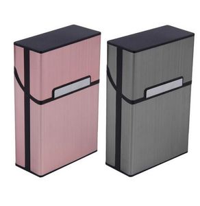 Smoking Cigarettes Aluminum Cigarette Case Cigar Tobacco Holder Pocket Box Storage Container Gift Box Hot Sale GB278