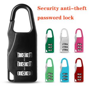 NEW Mini Padlock For Backpack Suitcase Stationery Password Lock Student Children Outdoor Travel GYM Locker Security Metal Cartoon Padlock
