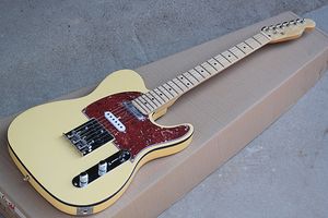 Sıcak Elektro Gitar Dize tıpkı kolu yuvarlak, kırmızı akçaağaç, pickguard, krom malzeme, özelleştirilmiş hizmetler sunan.