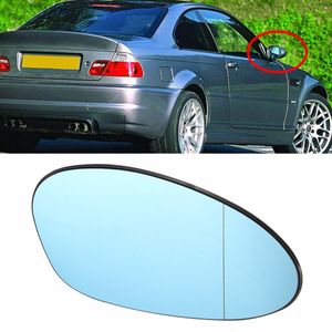 FreeShipping правый водитель боковой синий тонированный нагретый крыло крыла зеркало зеркало для BMW M3 E46 2001 2002 2003 2004 2005 2006