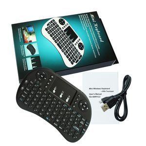 I8 Tastatur Wireless Fly Air Hintergrundbeleuchtung Air Mouse Remote mit Touchpad Handheld für TV BOX X96 TX3 Mini