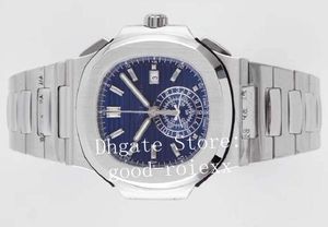 3 Цвет мужские белые синие часы мужские автоматические часы хронограф календарь Valjoux Chrono5980 3k завод Eta Sport сталь 40,5 мм наручные часы