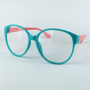 Vendita al dettaglio Fashion Eyewear Arale Occhiali da sole rotondi Montatura per donna con lenti trasparenti Decorazione di design PC