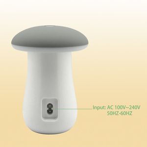 QC 3.0 5 портов USB Hub зарядное устройство док-станция Зарядное устройство со светодиодной лампой Mushroom