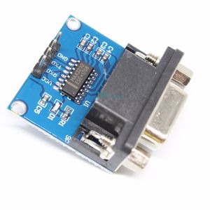 Freeshipping 30PCS MAX3232 RS232 to TTL Serial Port Converter Module DB9 Connector MAX232