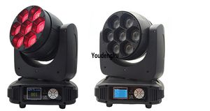 8 piece Osram moving head zoom dmx 7x40w RGBW 4in1 Zoom Led Mini Beam Wash Moving Head Stage Light