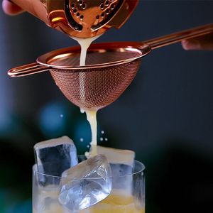 Tamis à cocktail conique en acier inoxydable 304 idéal pour enlever les morceaux de l'outil de barre de passoire Julep de jus