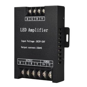 Contrôleur d'amplificateur 30A LED RGB DC5-24V pour 3528 5050 répéteur de puissance de lumière de bande Console208C
