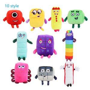 30cm Numberblocks Peluche Poupée Éducative En Peluche Nombre Blocs Jouets Enfants Cadeau en gros