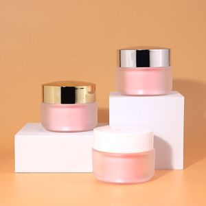 30g glaçage pot de crème pour le visage soins de la peau bouteilles de crème pour les yeux masque facial essence échantillon d'essai bouteille en plastique bocaux d'emballage cosmétique