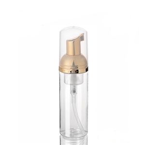 30 ml 50 ml en plastique distributeur de savon bouteille mousse pompe bouteilles or Mousses liquide désinfectant pour les mains contenant moussant