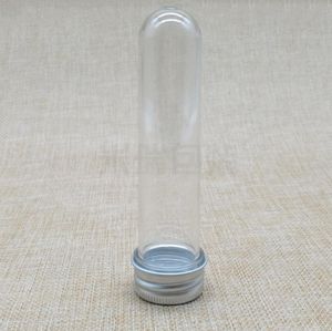 Botella de tubo de sal de baño de 30 ml Tubo cosmético de plástico con tapa de aluminio Contenedores de embalaje de dulces de 1 oz LX1300