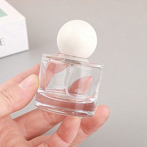 Atomiseur de parfum vide de 30ml, Type presse, conteneurs de cosmétiques en verre liquide, bouteilles rechargeables de parfum avec pompe de pulvérisation 2761