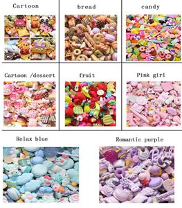 30pcs Mix Design Postre Ice Cream Resin Flat Back Cabochon Art Supply Decoration Craft Regal Sets8756421