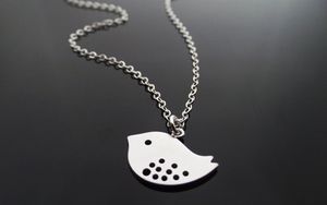 30 piezas de moda Lindo collar de pájaros bebés Tiny Sparrow Collar collar pequeño de pájaro volador