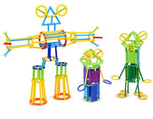 310 pièces assemblés blocs de construction bricolage blocs de bâton intelligents Imagination créativité éducatif apprentissage jouet enfants cadeau
